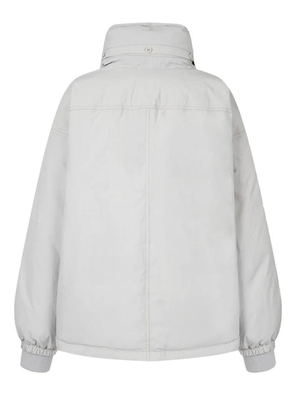 Detachable-Hood Down Jacket