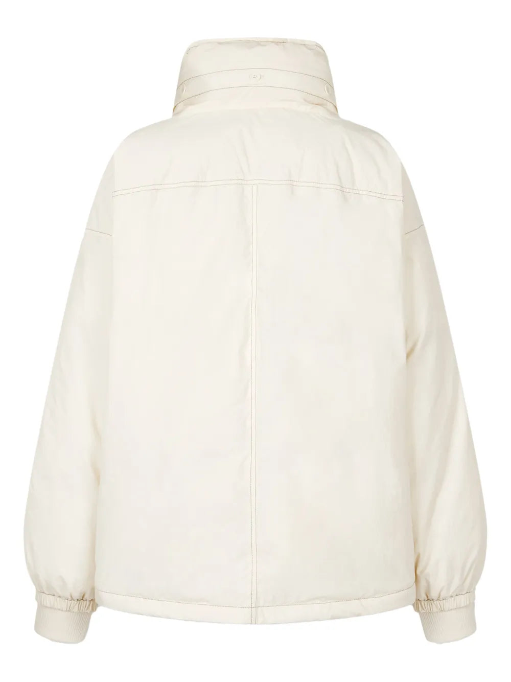Detachable-Hood Down Jacket