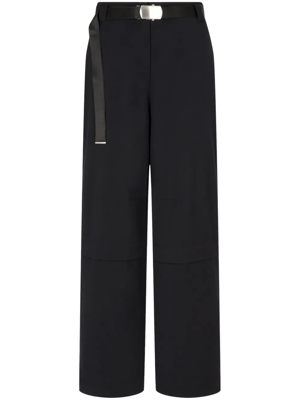 Wool Belted Trousers
