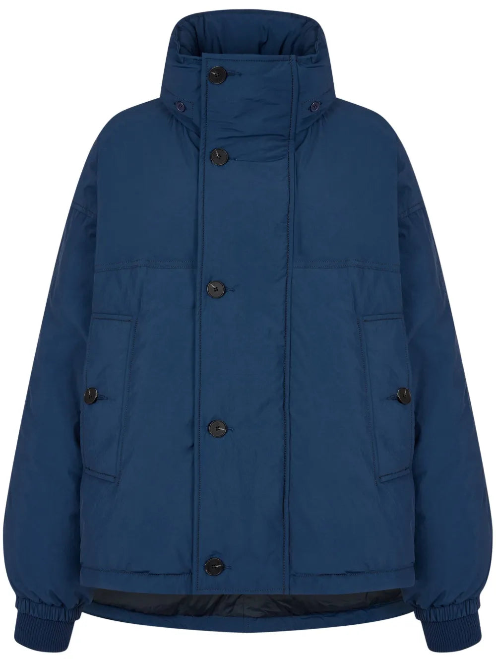 Detachable-Hood Puffer Jacket