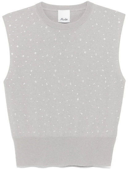 Crystal-Embellished Top