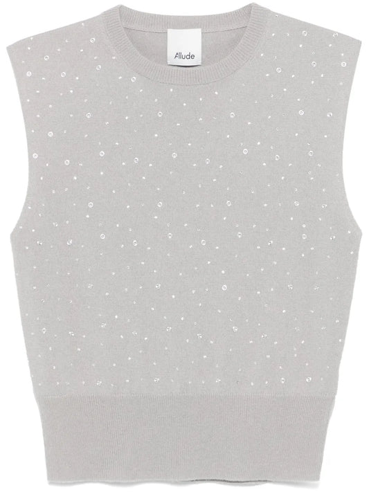 Crystal-Embellished Top