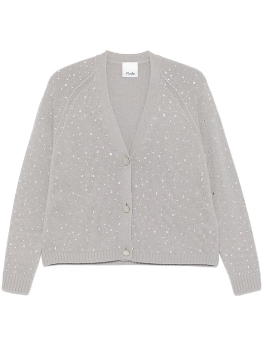 Crystal-Embellished Cardigan