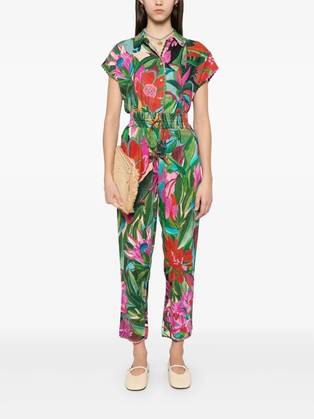 Floral-Print Shirt