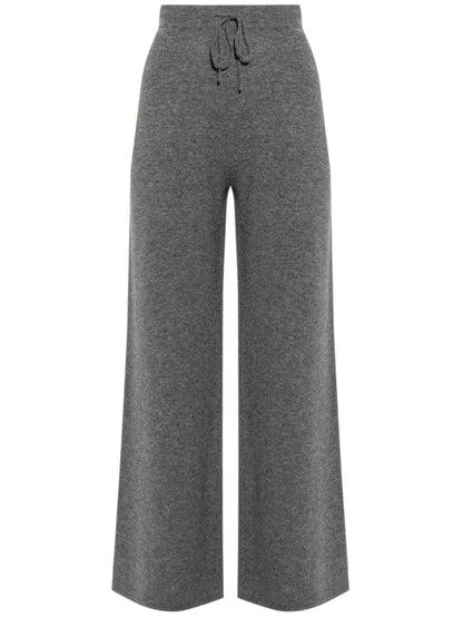 Flared Knit Trousers