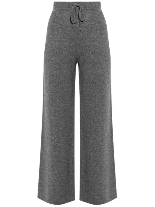 Flared Knit Trousers