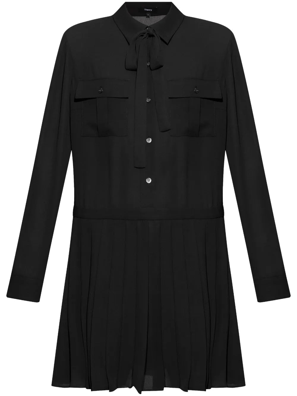 Pleated Shirt Dress