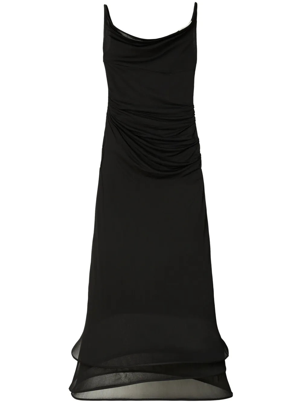 Hoop-Detailing Midi Dress