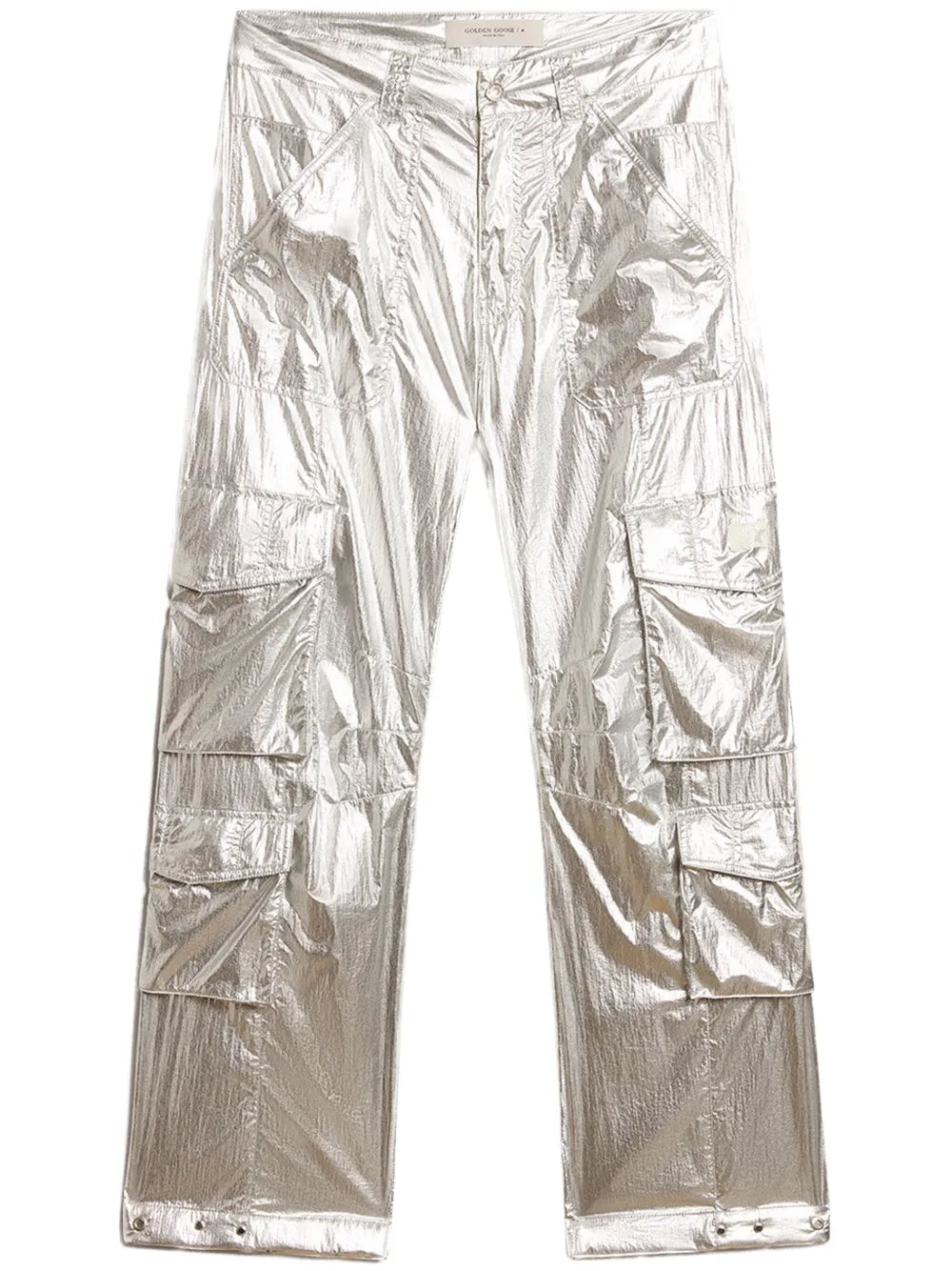Metallic Cargo Pants
