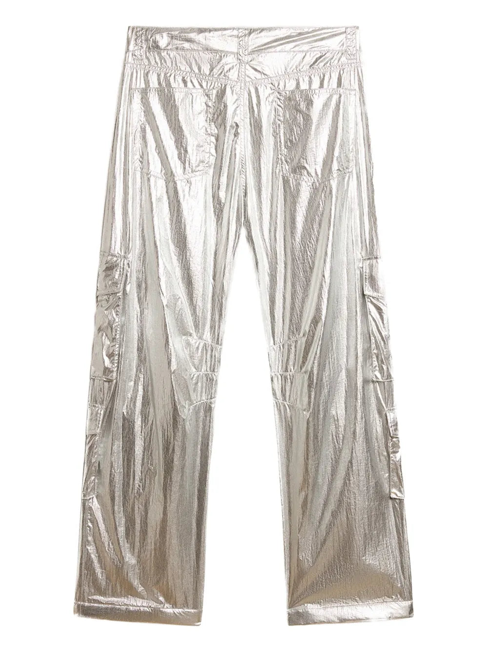 Metallic Cargo Pants
