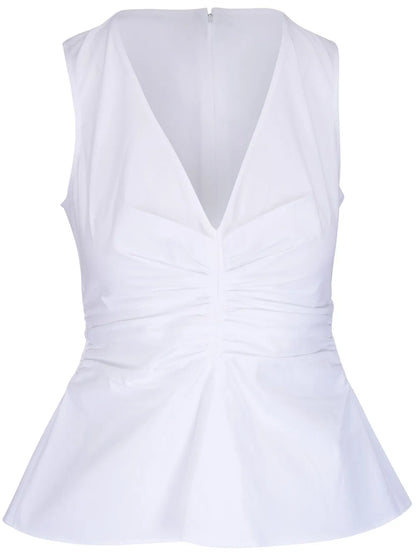 Peplum-Hem Tank Top