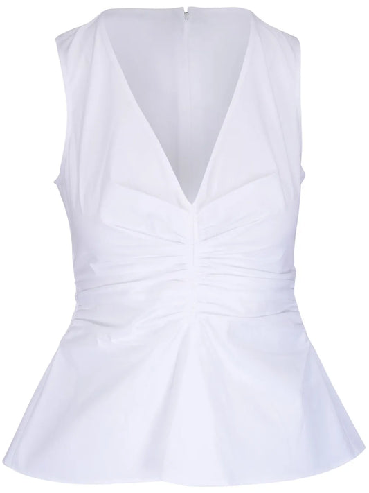 Peplum-Hem Tank Top