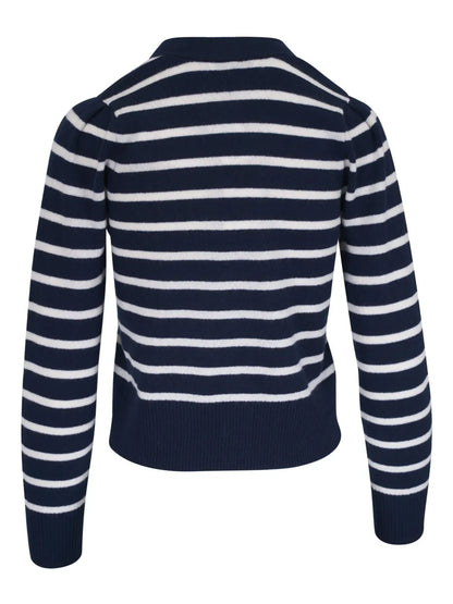 Striped Cashmere Cardigan