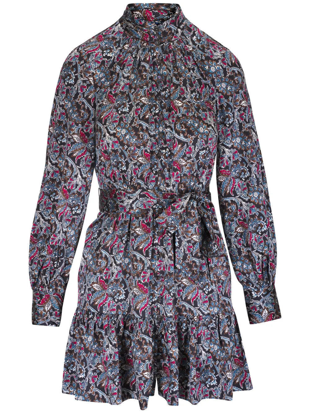 Paisley-Print Mini Dress