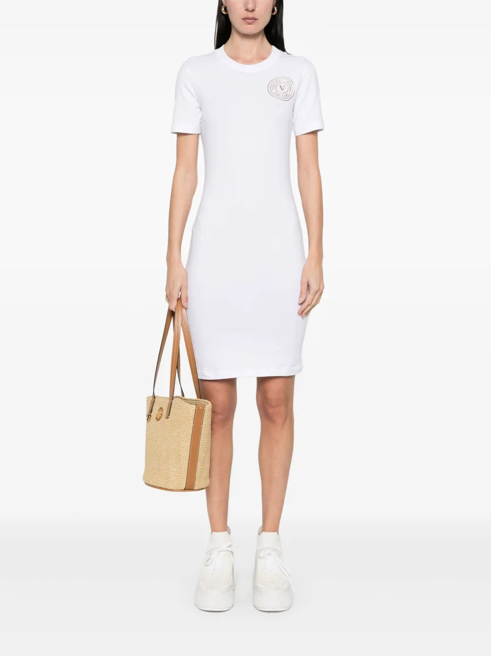Logo-Print Mini Dress