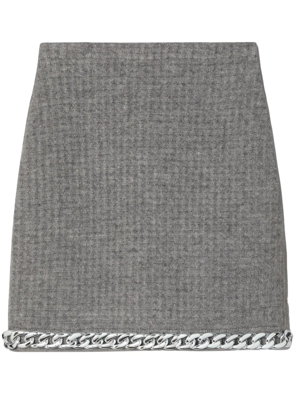 Chain-Detail Mini Skirt