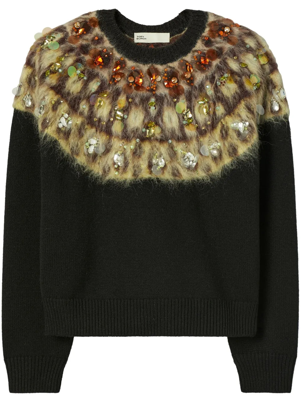 Embellished Wool Sweater