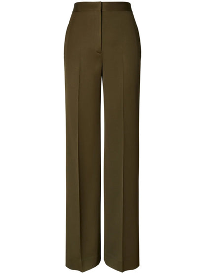 Pressed-Crease Tailored Trousers