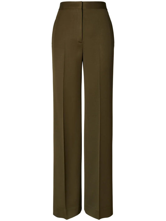 Pressed-Crease Tailored Trousers