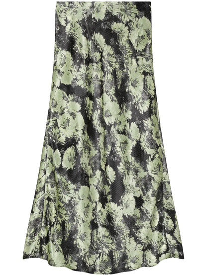Printed Maxi Skirt