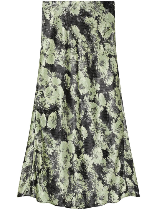 Printed Maxi Skirt