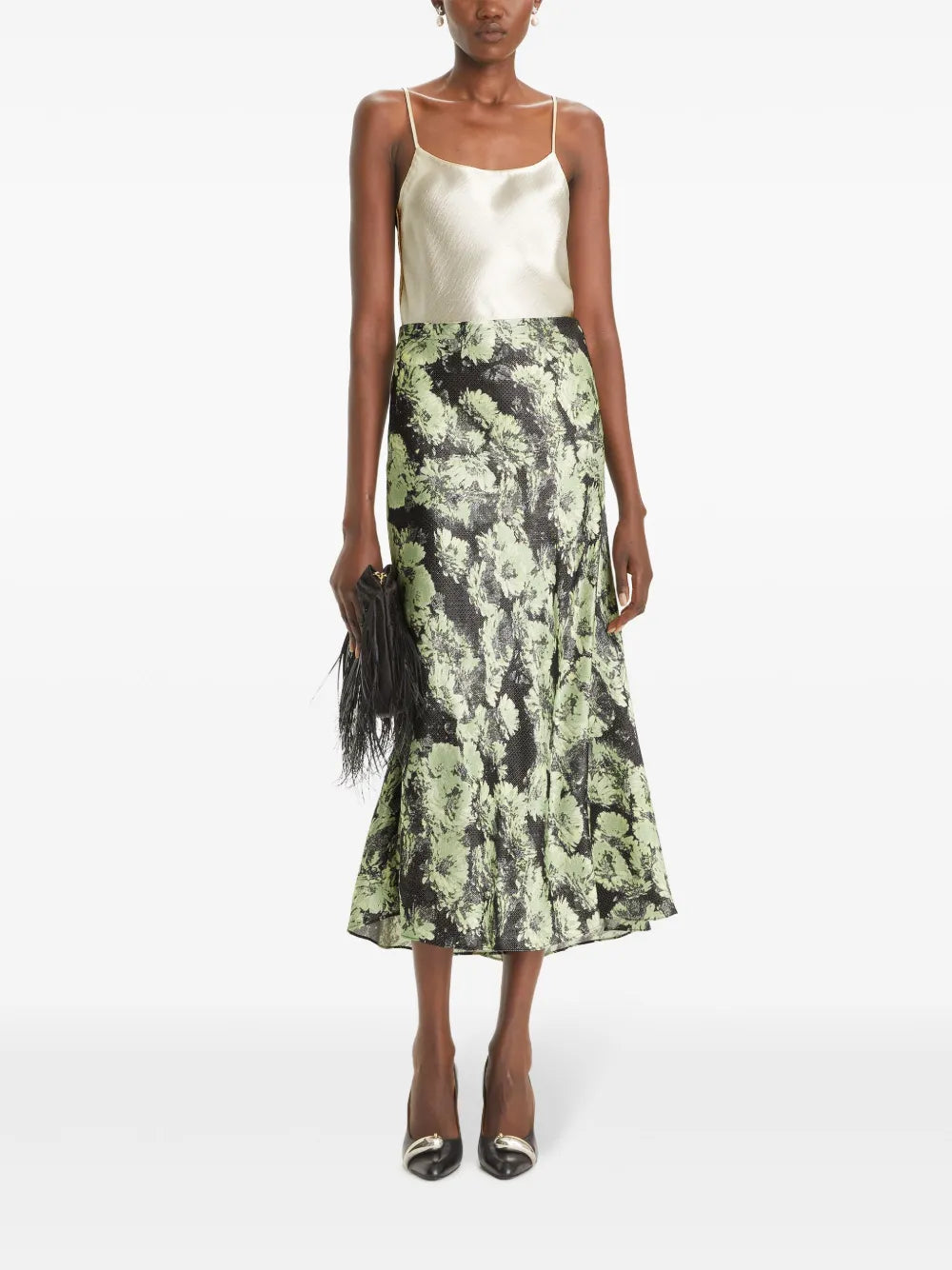 Printed Maxi Skirt