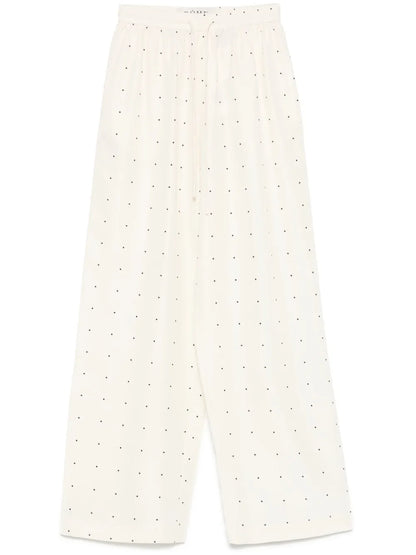 Silk Dotted Trousers