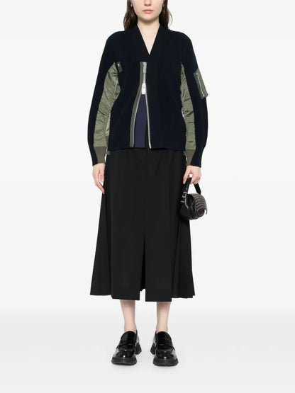 Panelled Cardigan
