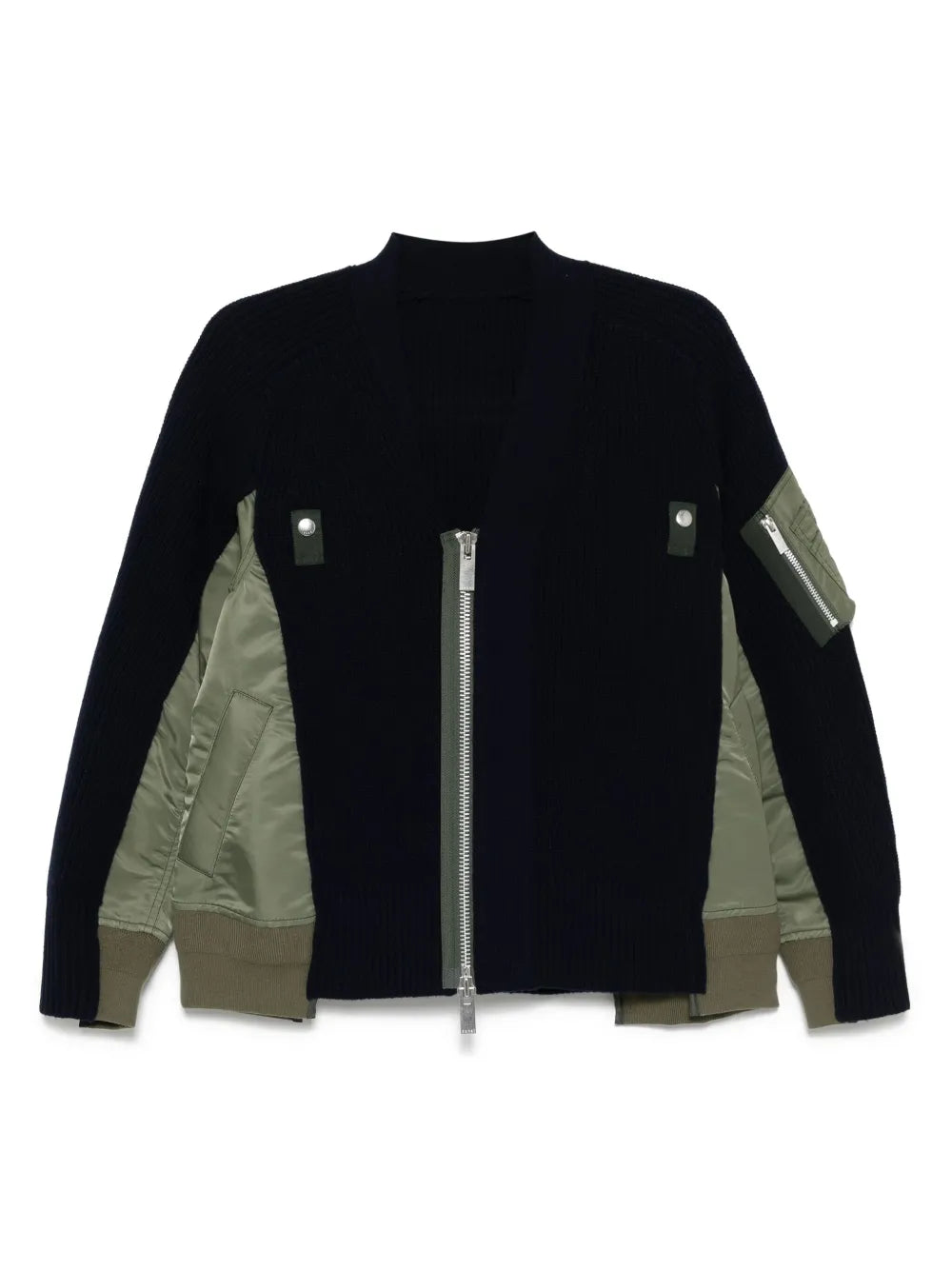 Panelled Cardigan