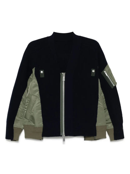 Panelled Cardigan