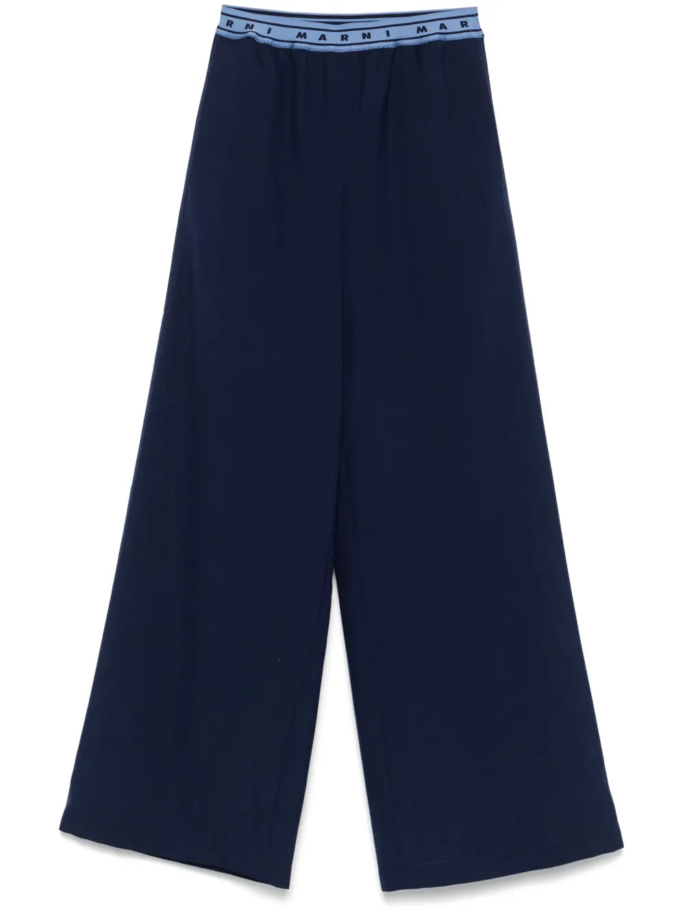 Logo-Band Wool Trousers