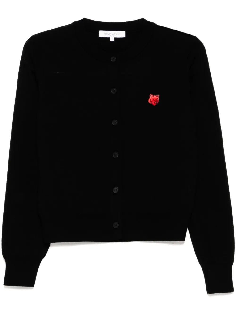 Bold Fox Head Patch Cardigan