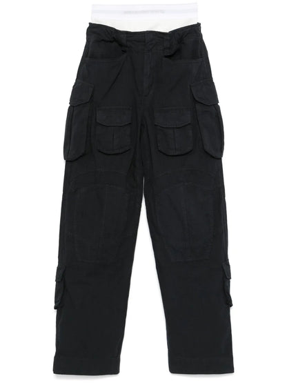 Logo-Waistband Trousers