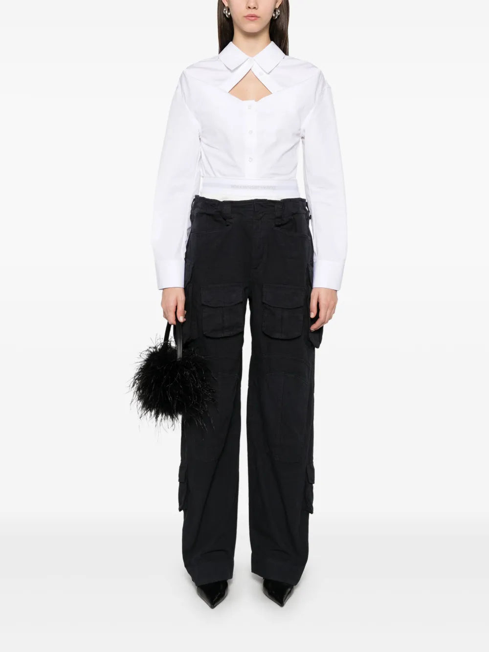 Logo-Waistband Trousers