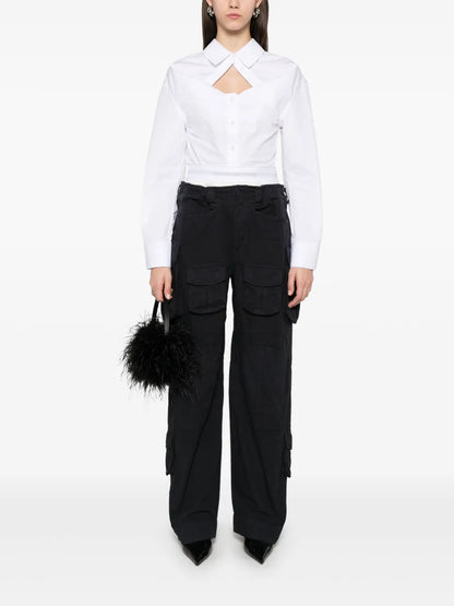 Logo-Waistband Trousers