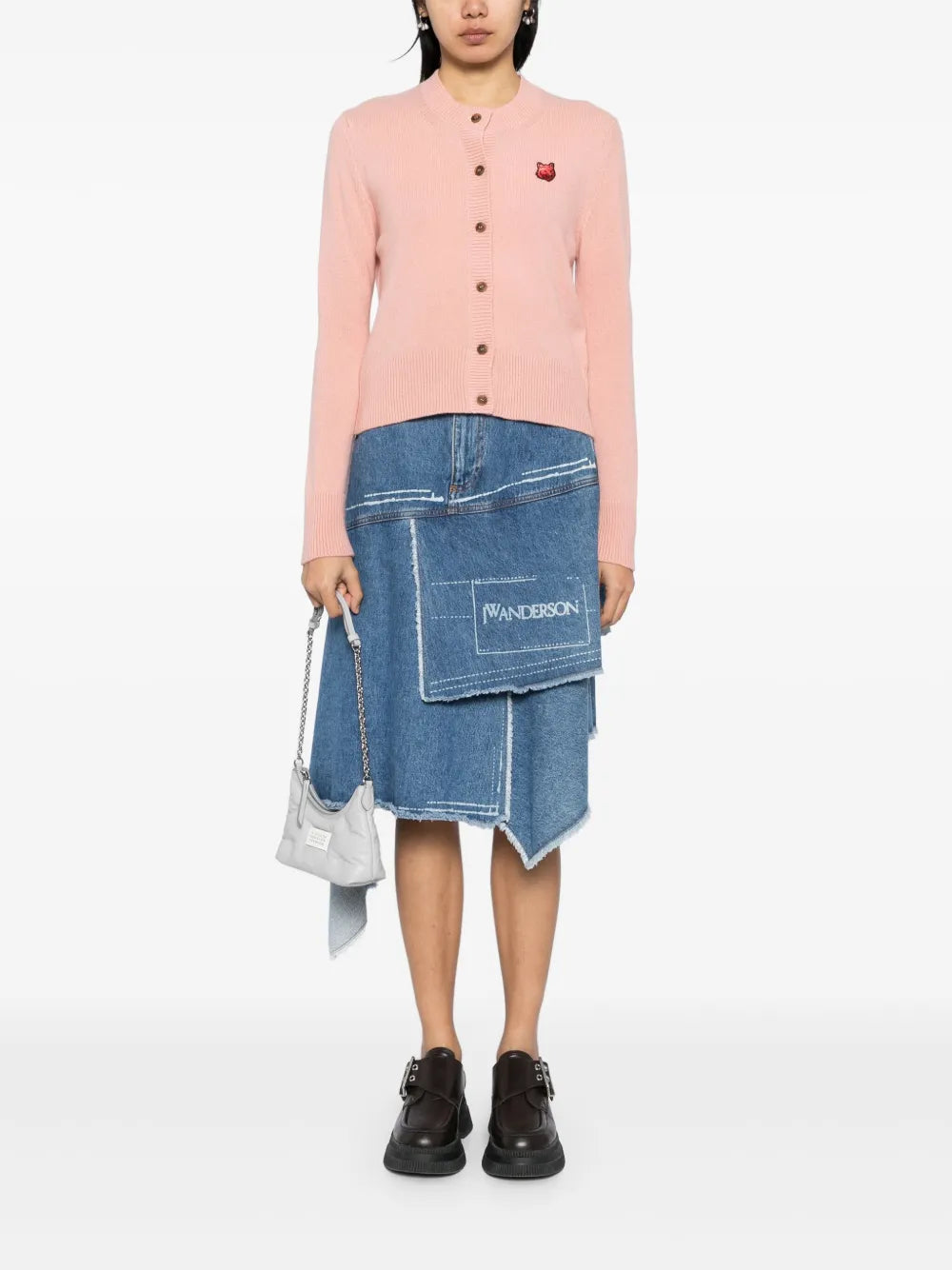 Bold Fox Head Patch Cardigan