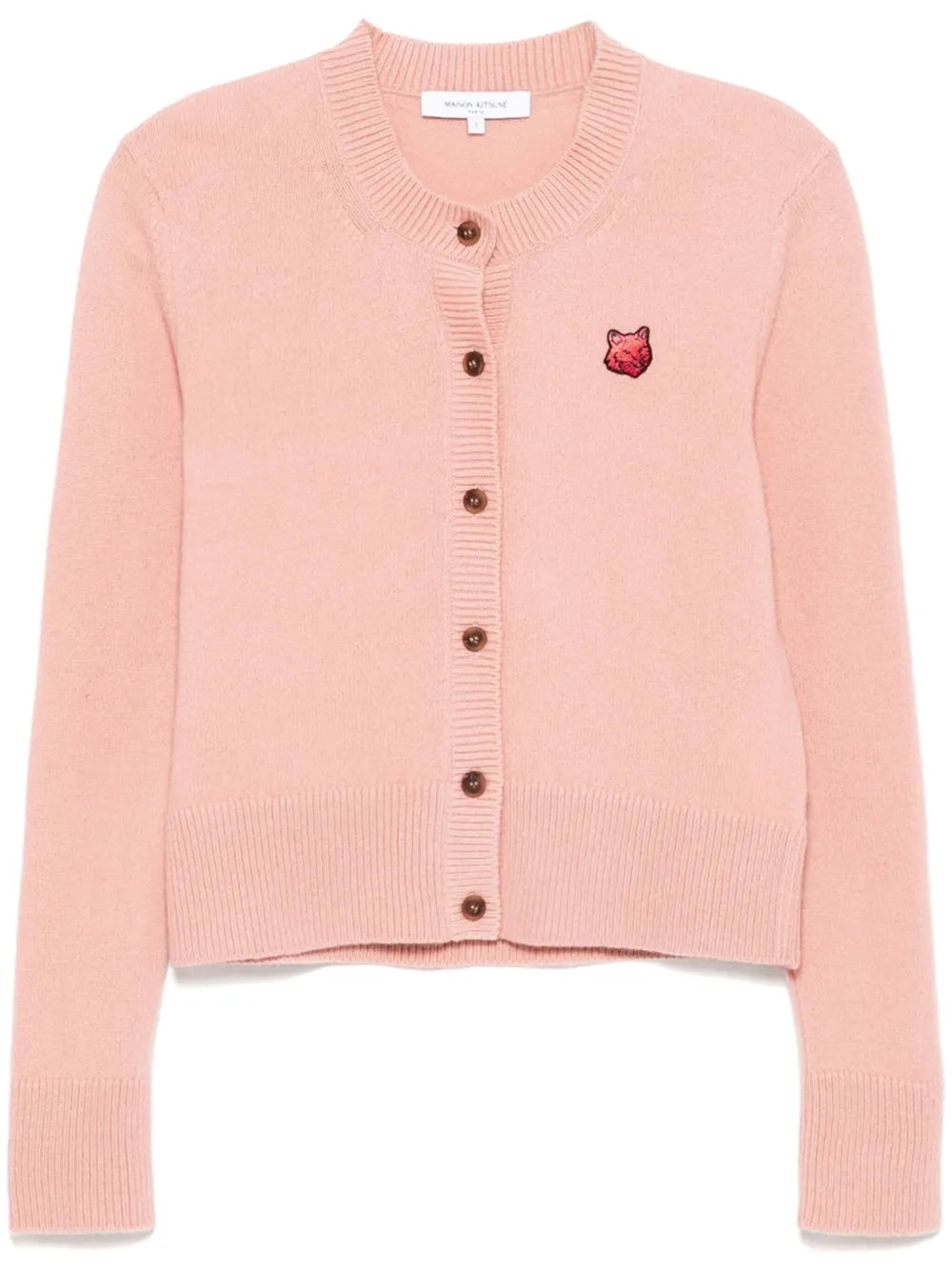 Bold Fox Head Patch Cardigan