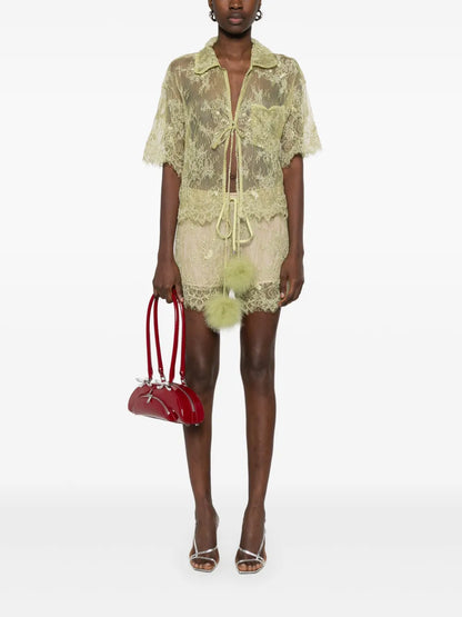 Floral-Lace Shirt