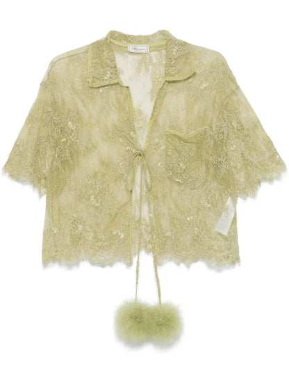 Floral-Lace Shirt