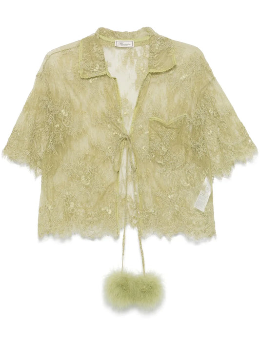 Floral-Lace Shirt