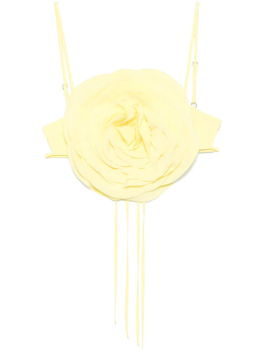 Floral-Appliqué Top