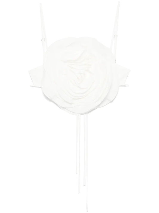 Floral-Appliqué Top