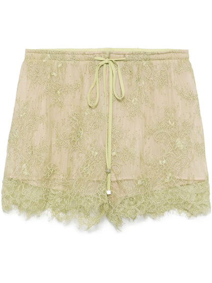 Floral-Lace Shorts