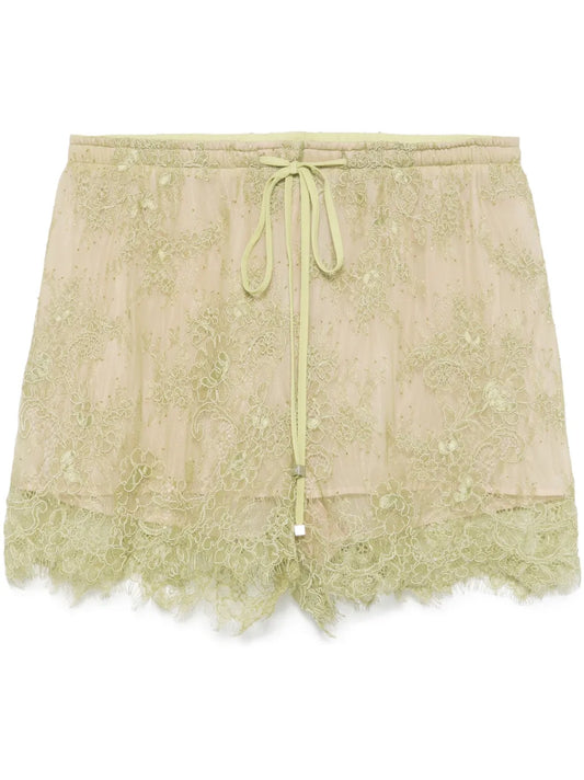 Floral-Lace Shorts