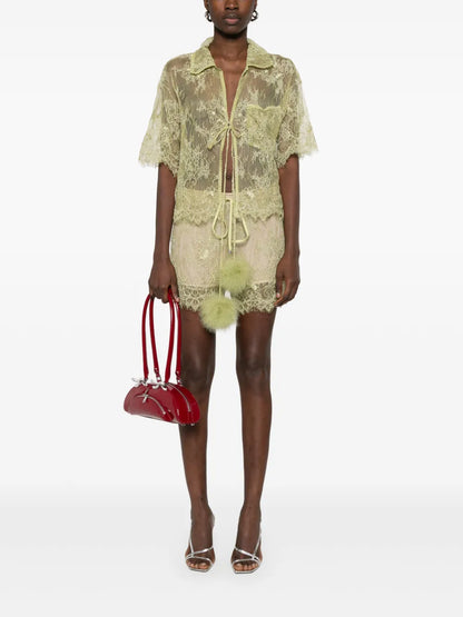Floral-Lace Shorts
