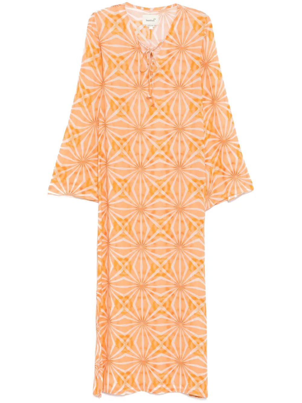 Geometric-Print Dress