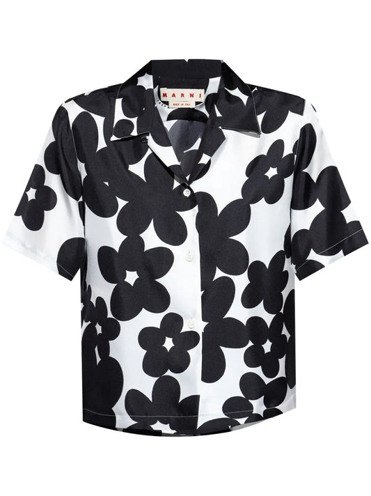 Floral-Print Shirt