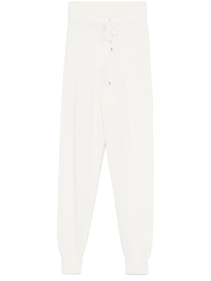 Pointelle-Knit Trousers