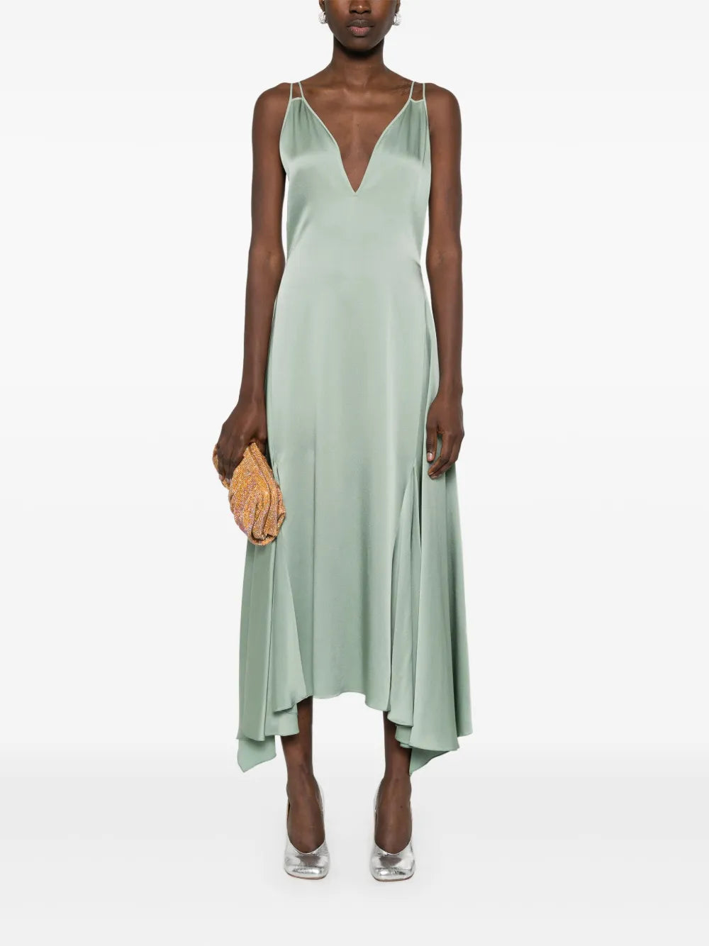 Open-Back Midi Dress