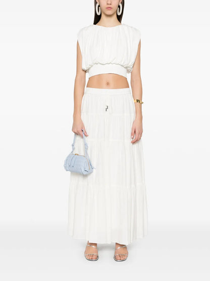 Tiered Midi Skirt